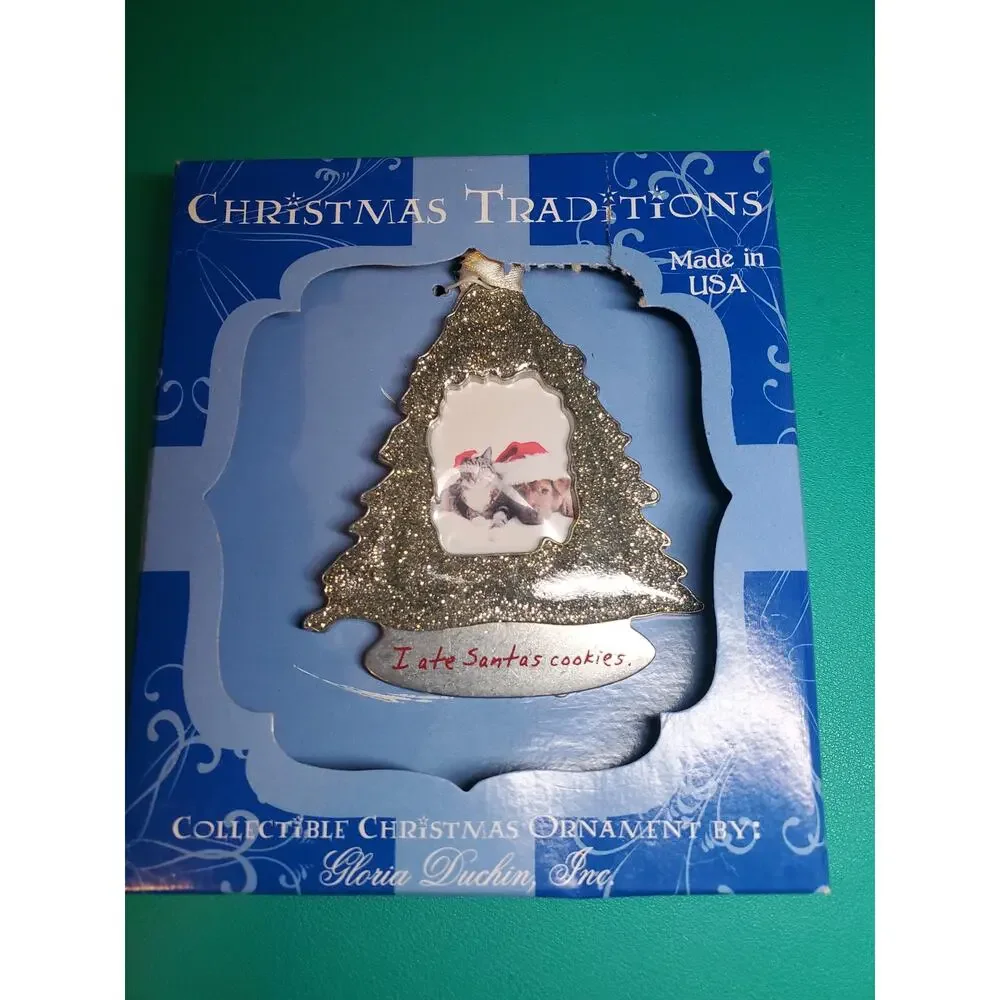 Gloria Duchin Ornament - I ate Santas Cookies Picture Frame